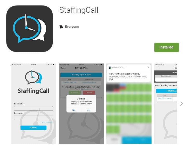 StaffingCall App
